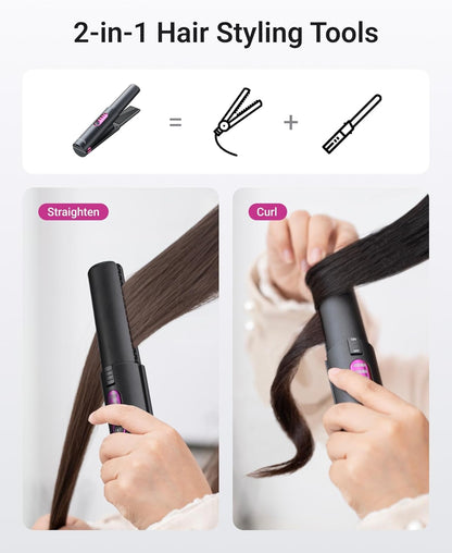Lissé Cordless Hair Straightener and Curler