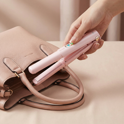 XCOOL Cordless Hair Straightener and Curler 2 in 1 Mini