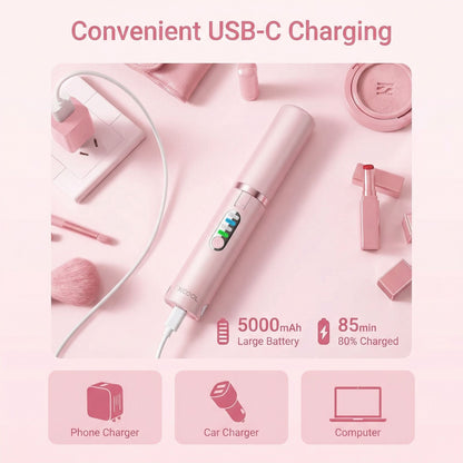 XCOOL Cordless Hair Straightener and Curler 2 in 1 Mini