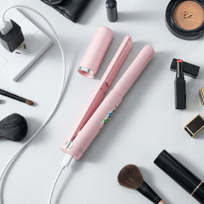 XCOOL Cordless Hair Straightener and Curler 2 in 1 Mini